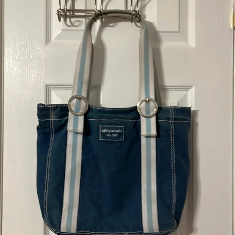 Aeropostale blue cloth bag - Picture 1 of 7